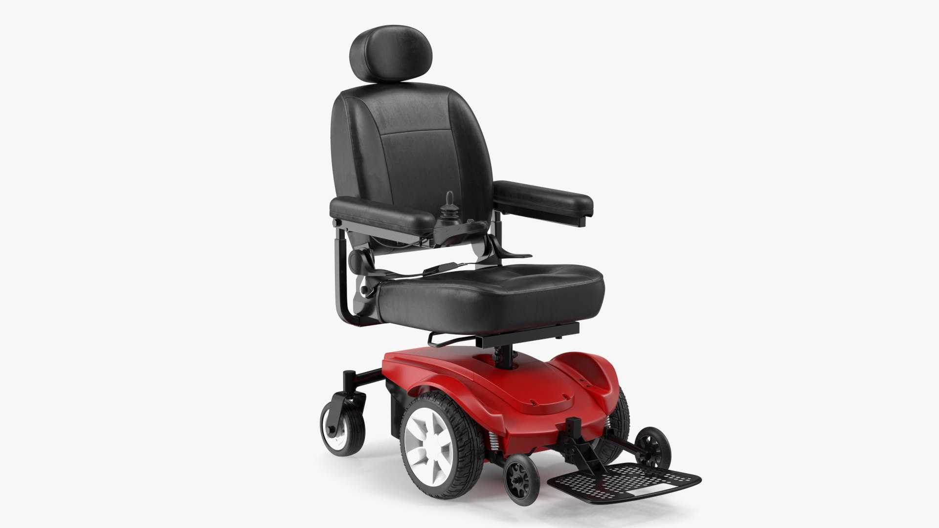 Electric Wheelchair Rigged 3D model preview