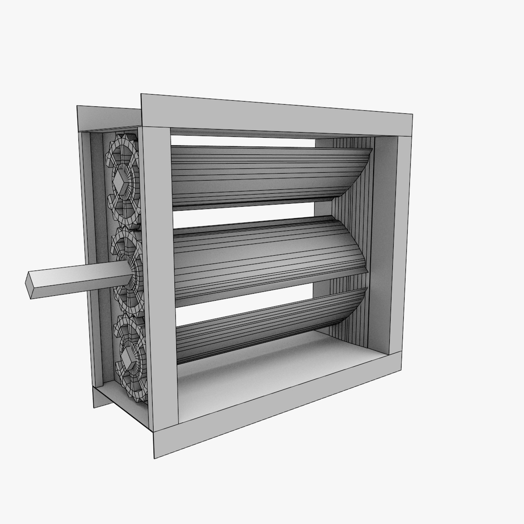 Damper Air Ahu 3d 3ds