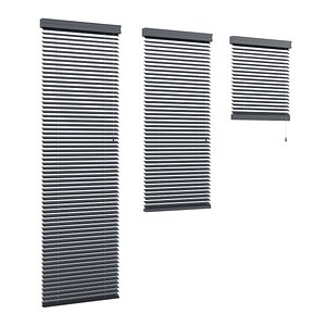 c4d grey metal shutters