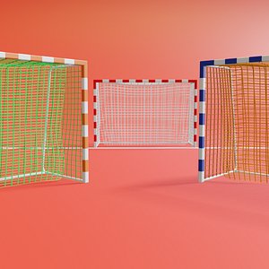 Handball-Futsal Goalpost 3D model
