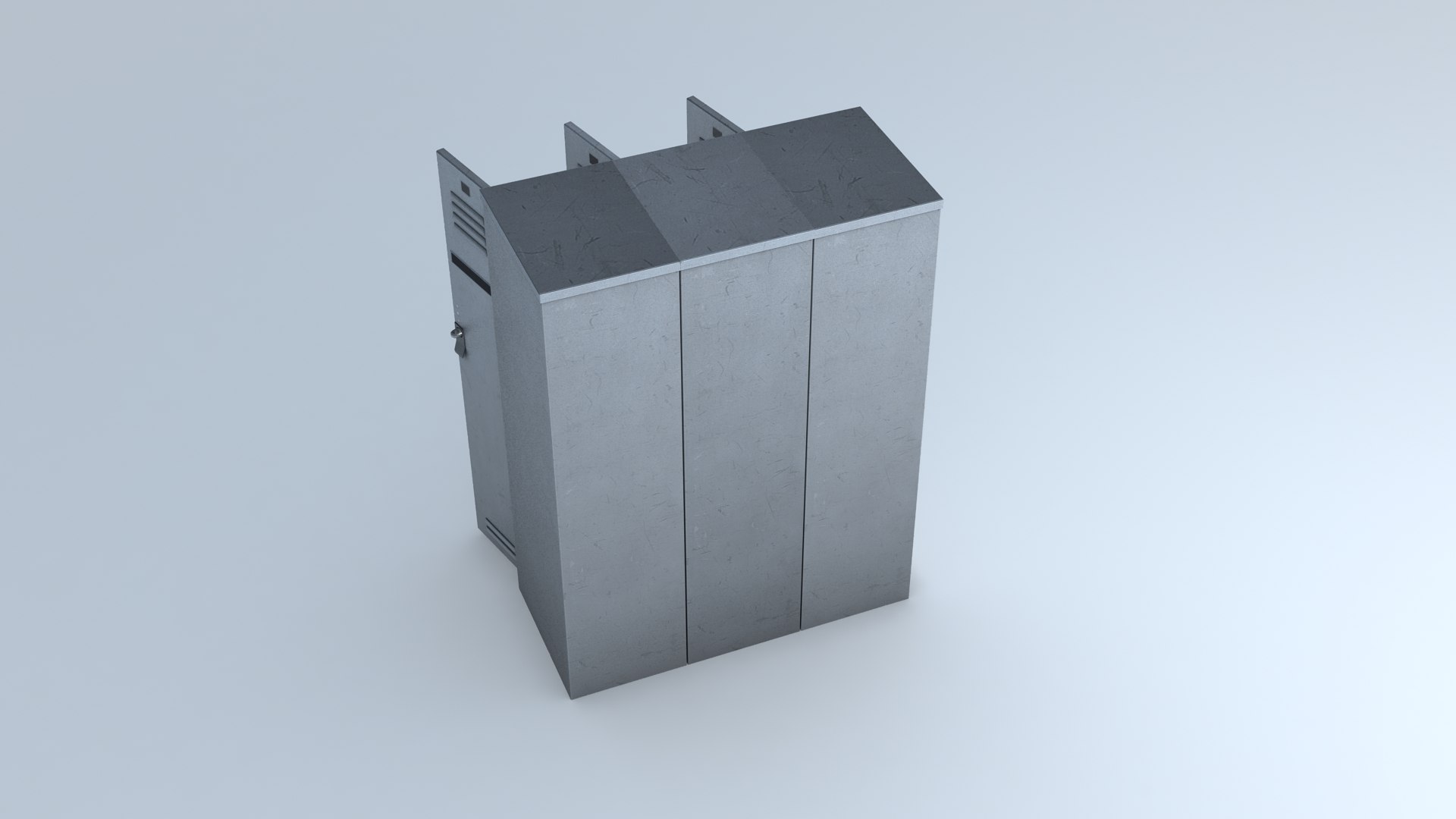 3d Model Metal Lockers