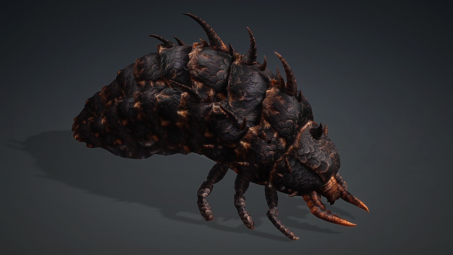 Larval-V2a 3D model https://p.turbosquid.com/ts-thumb/MU/aDW74P/8r/preview2/jpg/1778755068/1920x1080/fit_q87/cae520bf210bad2c62c1b0c299f5183b6a85eef9/preview2.jpg