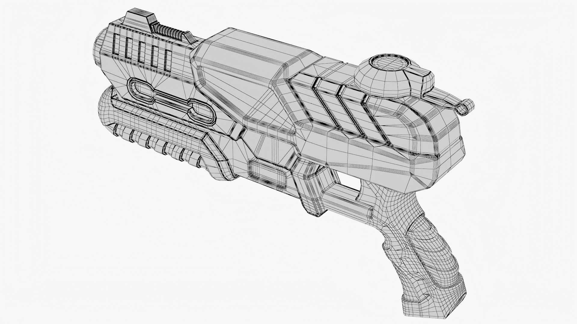 WaterGun 01 C 3D Model - TurboSquid 2223233