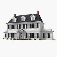 Realistic American House
