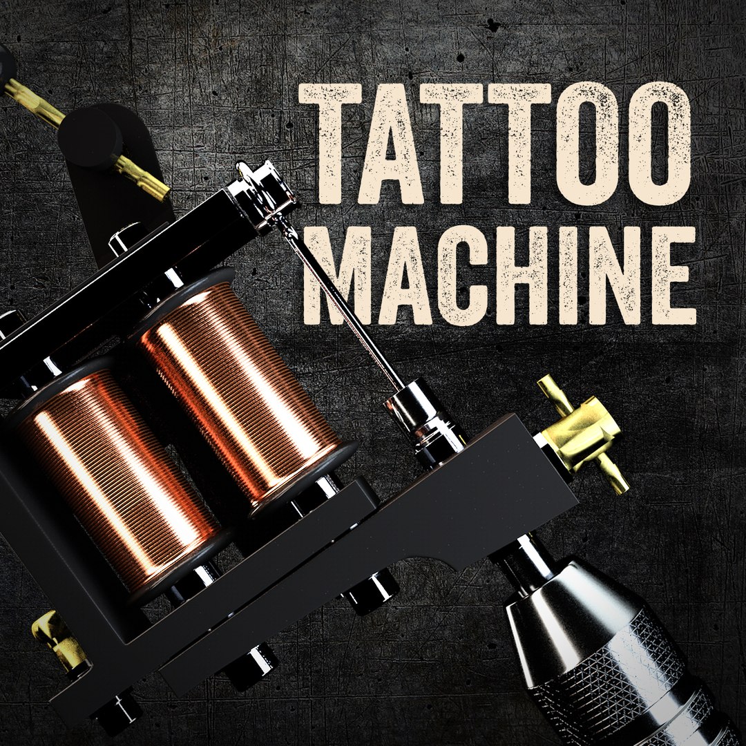 3d model tattoo machine
