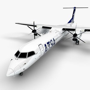 3D model ATSA Airlines Bombardier DHC-8 Q400 Dash 8 L1573