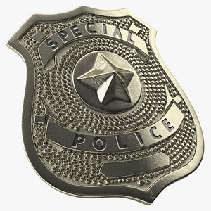Special Police Badge 3D