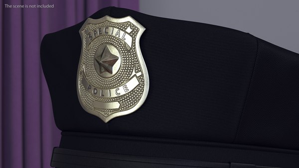modelo 3d Insignia especial de policía - TurboSquid 2250488