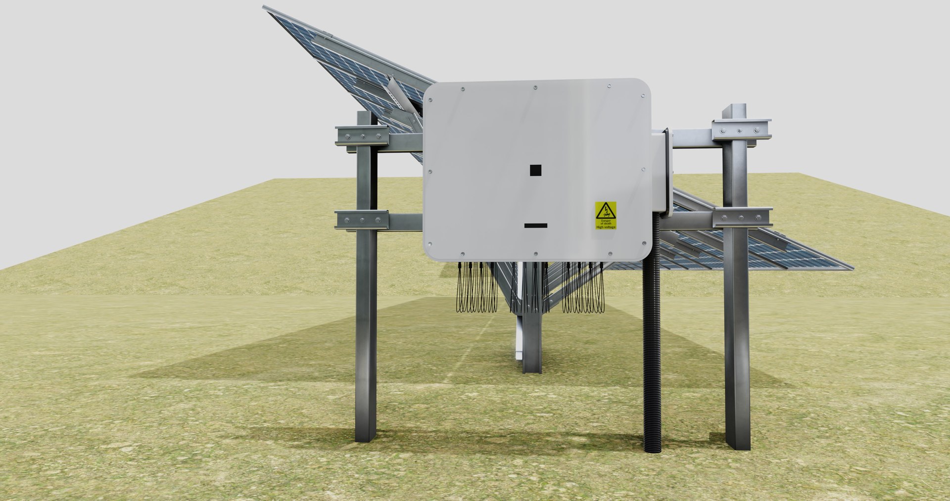 3D Single Column Solar Construction Type-3 Model - TurboSquid 2319165