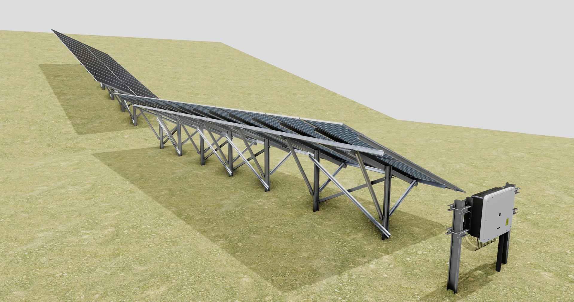 3D Single Column Solar Construction Type-3 Model - TurboSquid 2319165