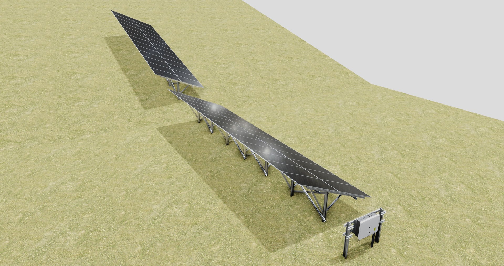 3D Single Column Solar Construction Type-3 Model - TurboSquid 2319165