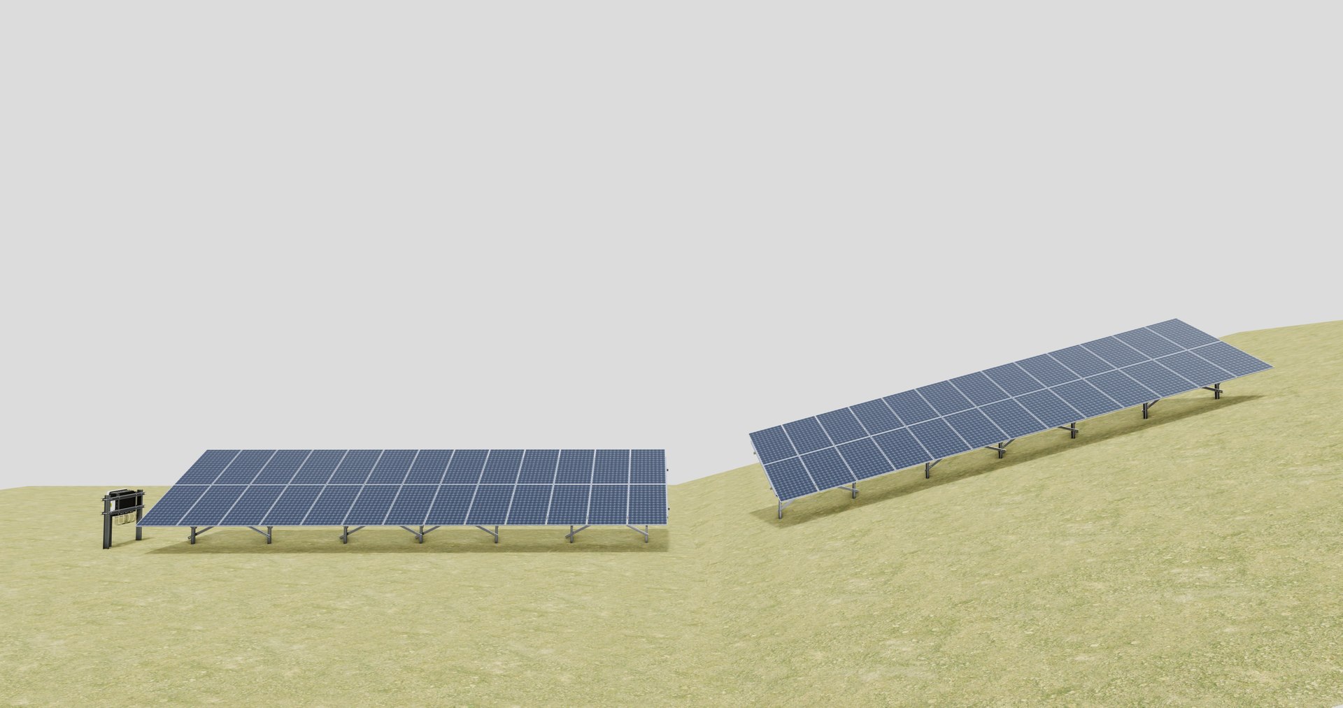 3D Single Column Solar Construction Type-3 Model - TurboSquid 2319165