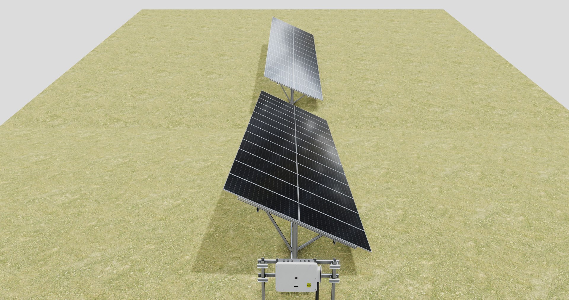 3D Single Column Solar Construction Type-3 Model - TurboSquid 2319165