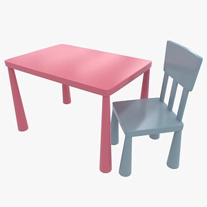 Children'S Table 3D Models for Download | TurboSquid