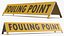 Rail-Mounted Fouling Point Sign