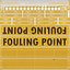 Rail-Mounted Fouling Point Sign