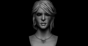 3D cirilla bust model