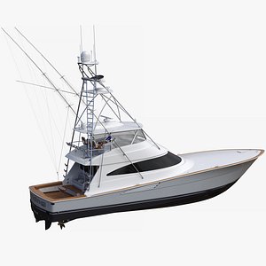 Viking 68 Convertible Sportfishing Yacht 3D model