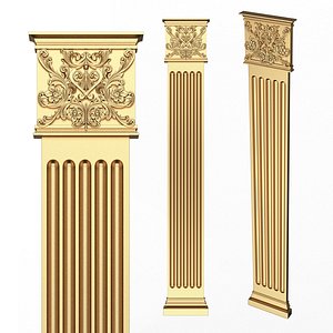 3D Column Capital 0901 model