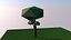 Simple low poly tree