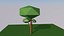 Simple low poly tree
