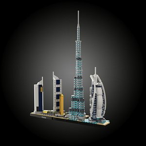 Lego 21052 Dubai 3D