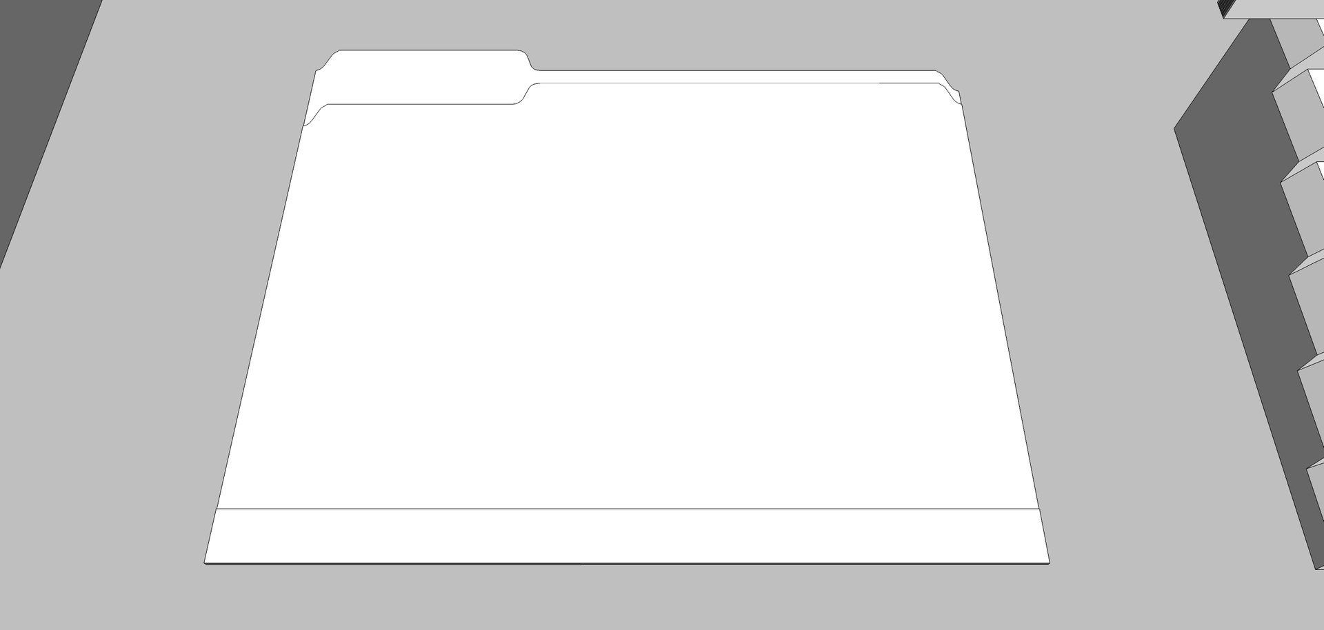 3d Manila Folder Holder