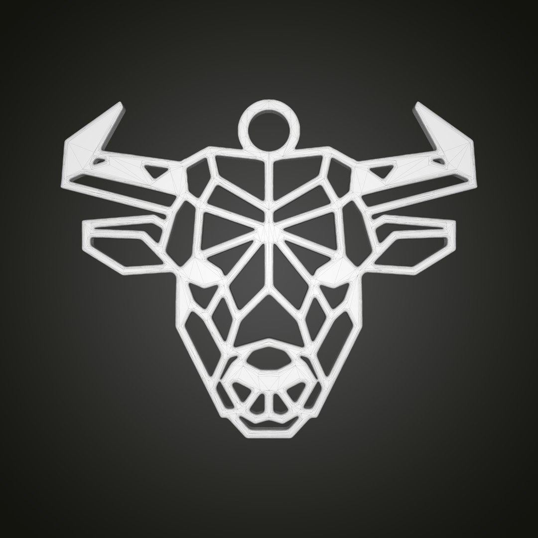 Linear Bull Pendant 3D - TurboSquid 1909650