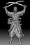 Cossack Ukrainian warrior - bas-relief for CNC router or 3D printer