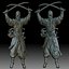 Cossack Ukrainian warrior - bas-relief for CNC router or 3D printer