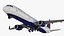 Airbus A321 de Delta Airlines avec intérieur et portes