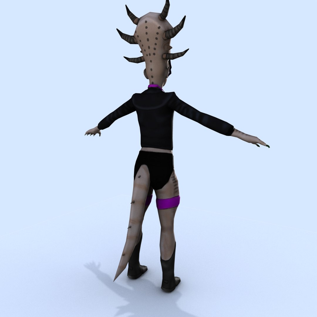 3d Model Alien Female