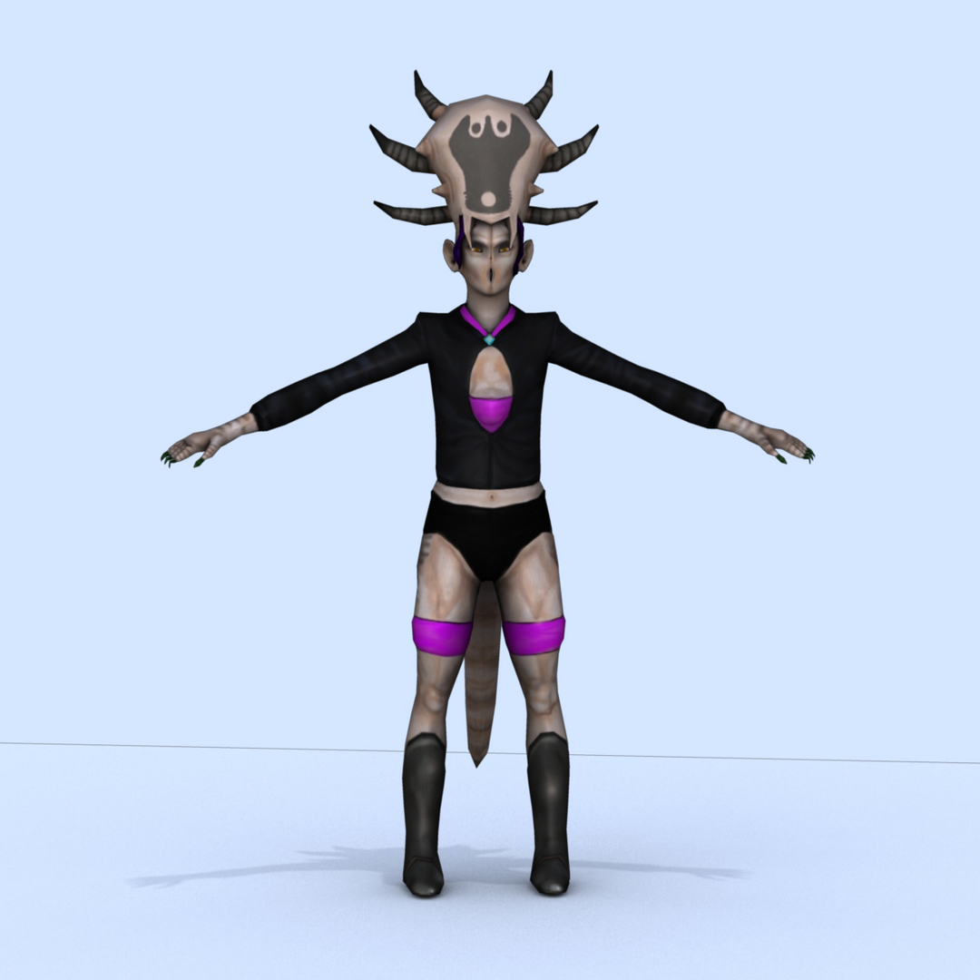 3d Model Alien Female