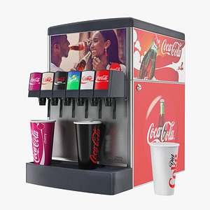 soda drink machine 3D model