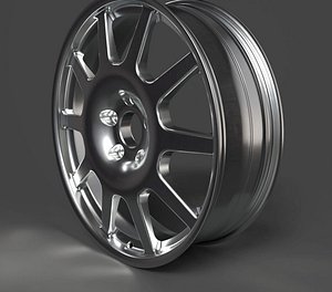 Automotive Compact Spare Wheel Rim Space-Saver - 3D Model