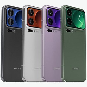 Xiaomi 17 Pro Max All Colors 3D