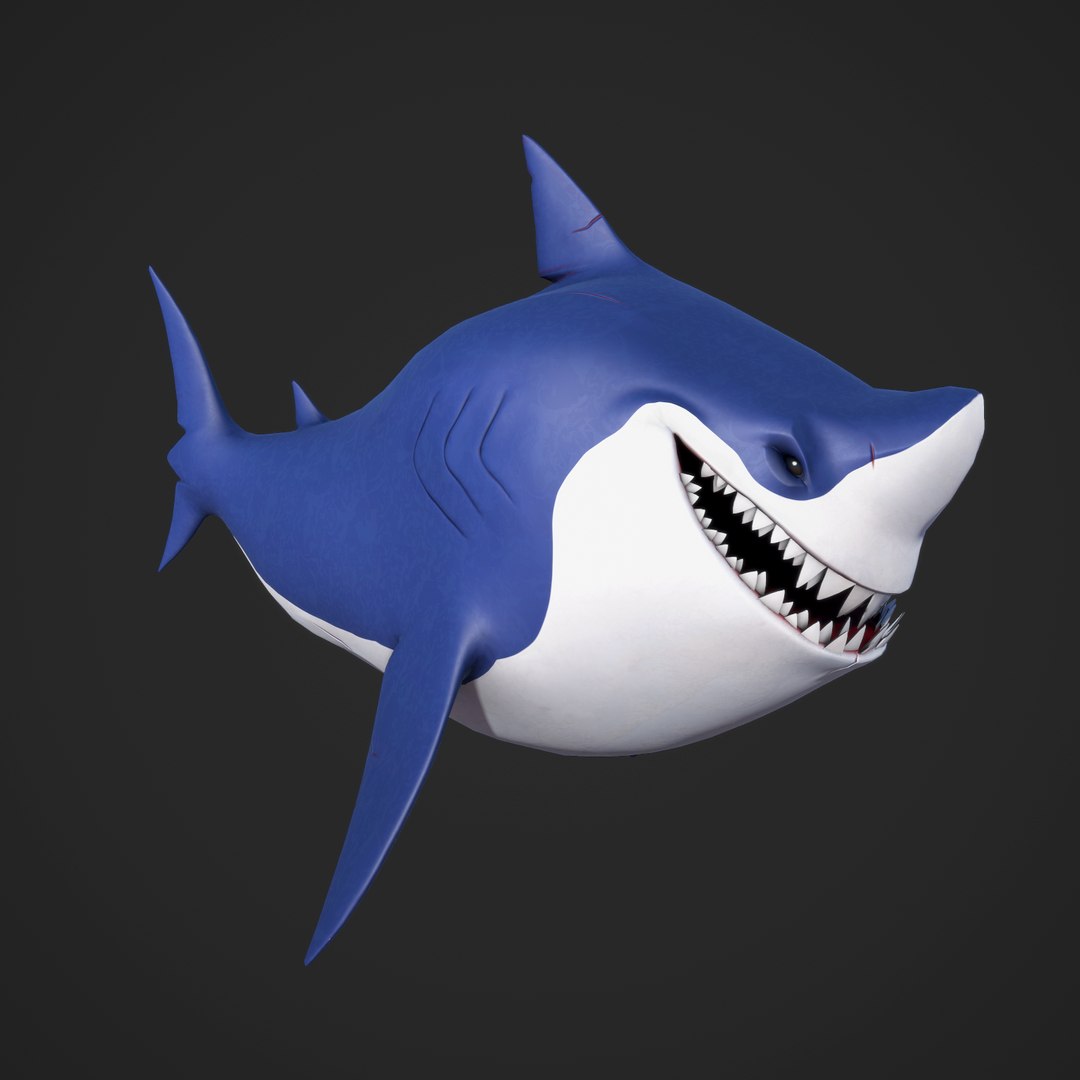 3d Ready Shark Model