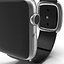 Apple Watch 38mm Steel Case with Black Modern Buckle