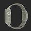 Apple Watch 38mm Steel Case with Black Modern Buckle