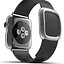 Apple Watch 38mm Steel Case with Black Modern Buckle