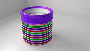 food canister 2 - 3D model