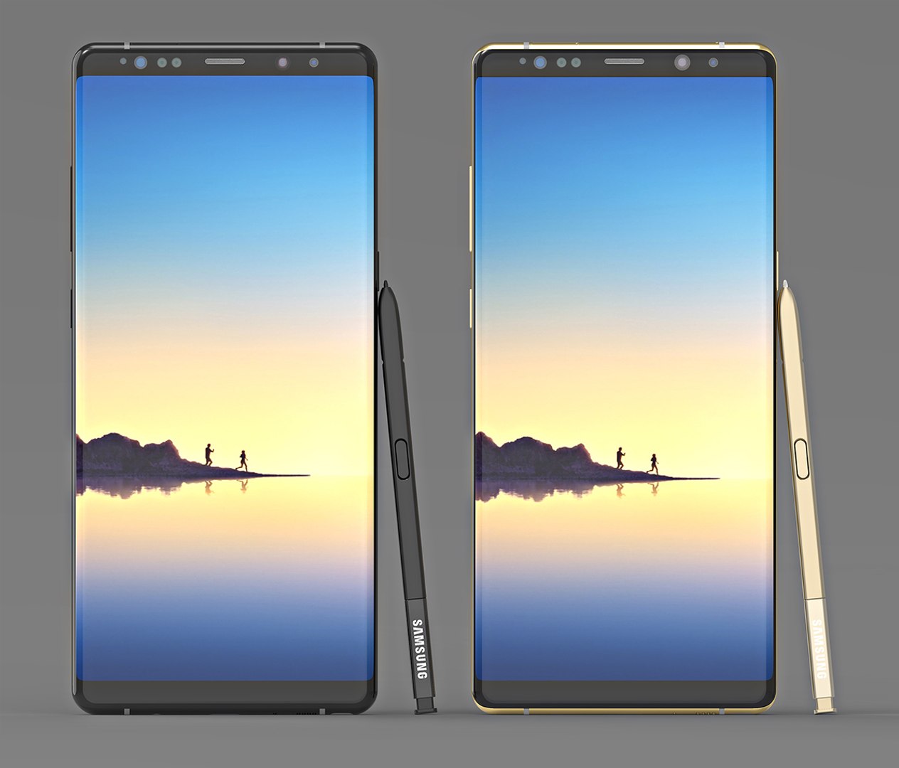 Samsung Galaxy Note 8 3D - TurboSquid 1225180