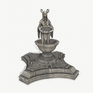 3D angel fountain