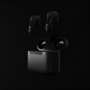 Wireless Earbuds with Charging Case 3D