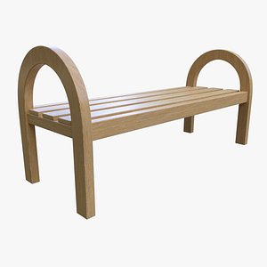 Bench 3D model