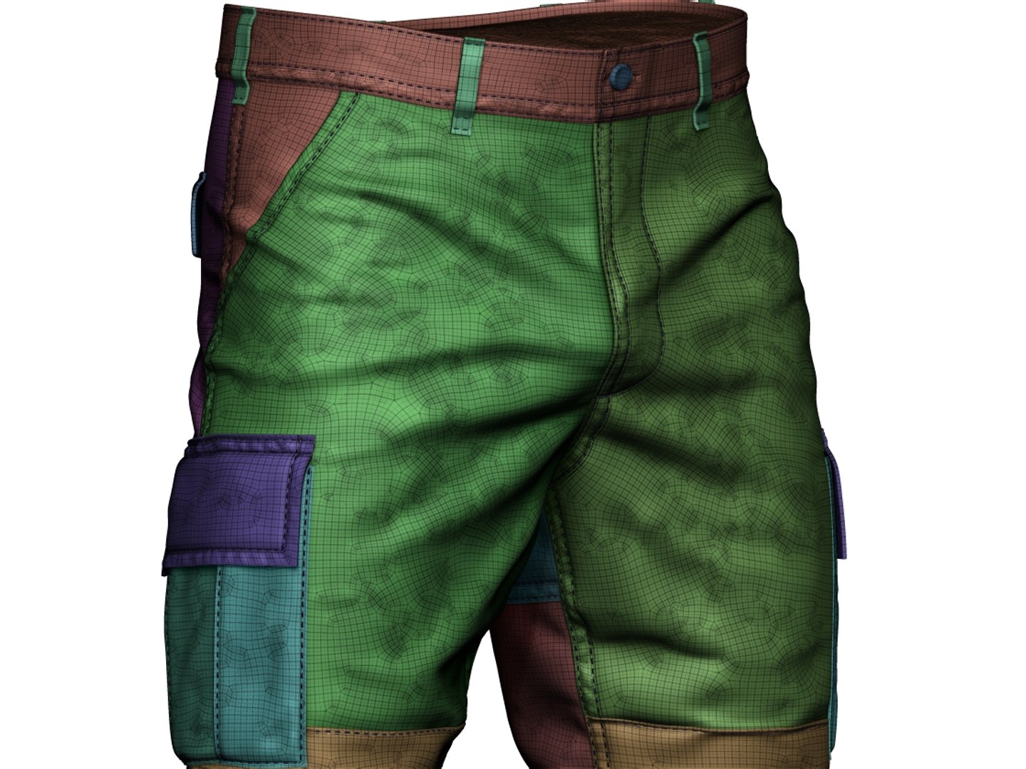 Cargo Pants 3d Model Turbosquid 1376479