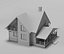 Realistic Country House 3D Model