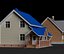 Realistic Country House 3D Model