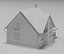 Realistic Country House 3D Model