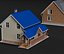 Realistic Country House 3D Model
